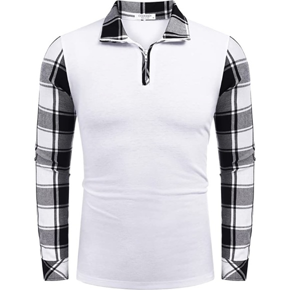 Mens Plaid Sweater Other - New Mens Plaid Sweater Long Sleeve Shirt